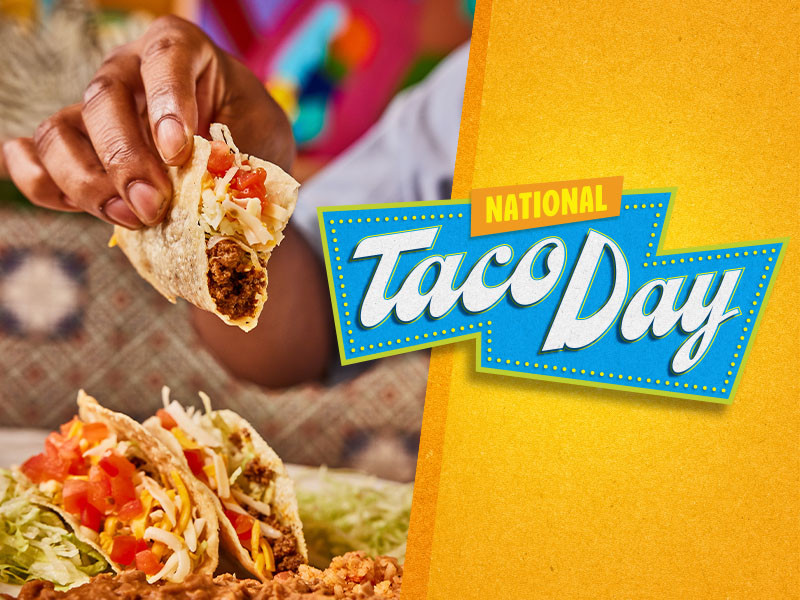 National taco day web graphic